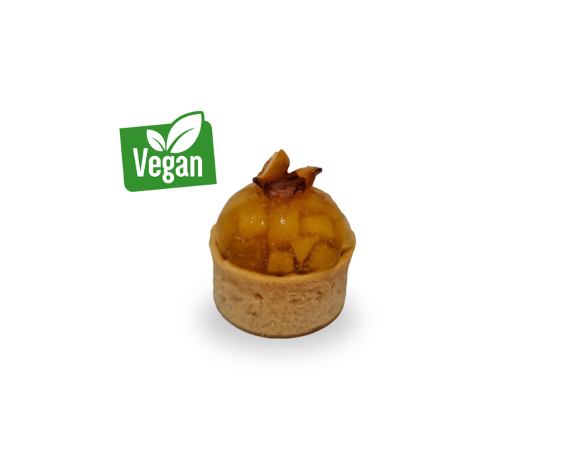 Hazelnut and apple caramel tarts