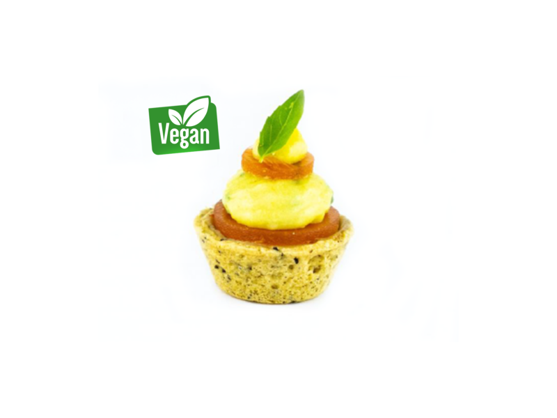 Tomato and basil Tarts