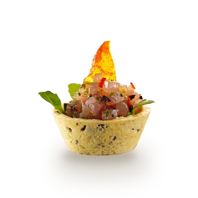 Tartelettes mit Thunfisch Tartar