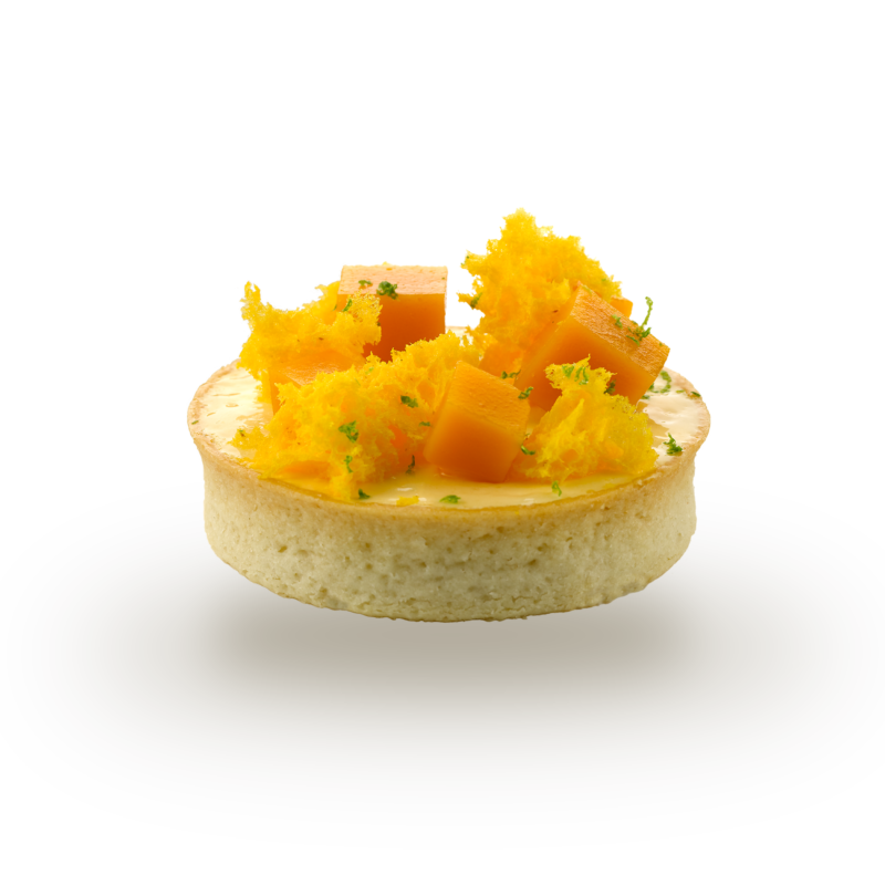 Tartelettes mit Mango und Passionsfrucht